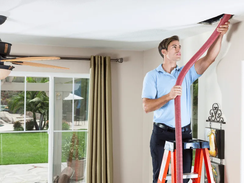 Air duct cleaning services by Bright Air Duct