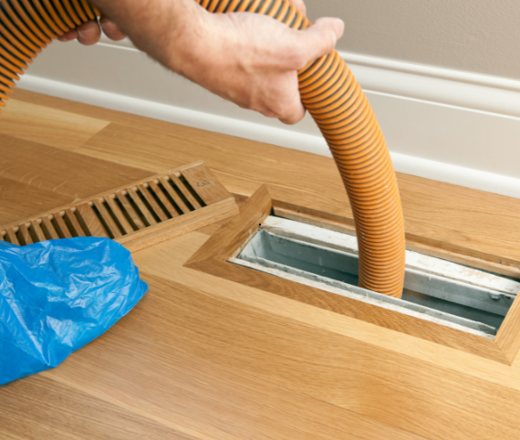 Vent cleaning service for improved air quality in New Tampa