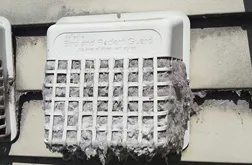 Dryer vent blockage