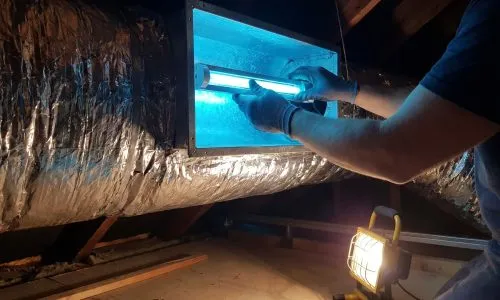 UV Light Installation